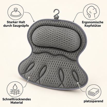 Relaxio – Komfort-Badekissen für Nacken & Rücken