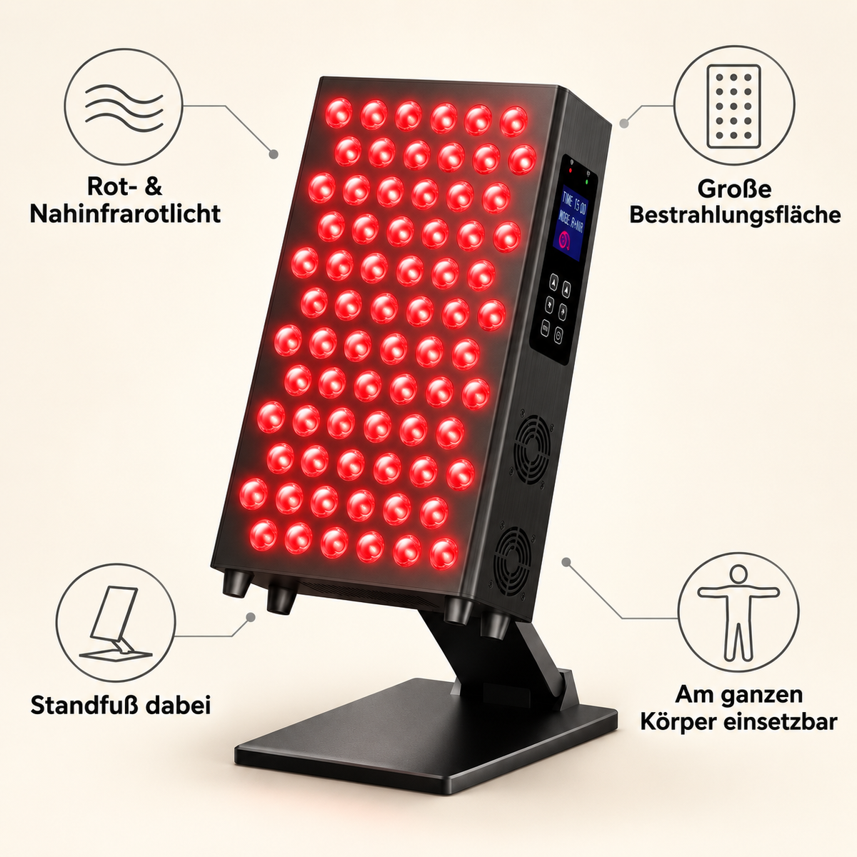 Radiantis – Rotlicht Therapie Panel