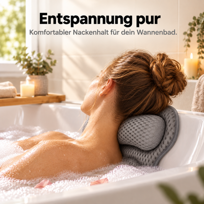 Relaxio – Komfort-Badekissen für Nacken & Rücken