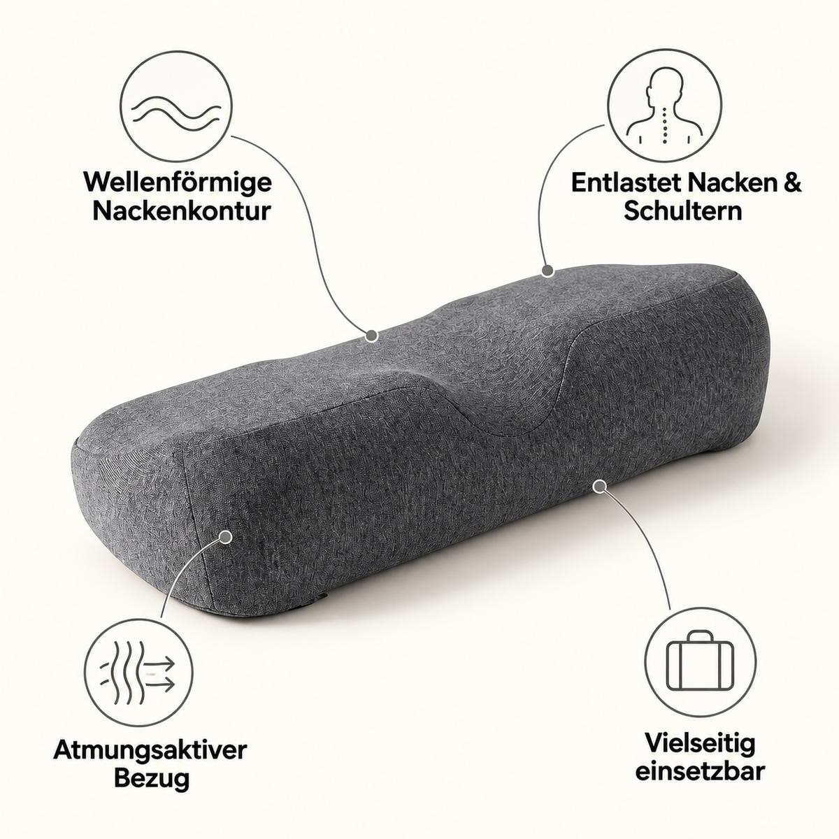 Nordis – Ergonomisches Nackenkissen