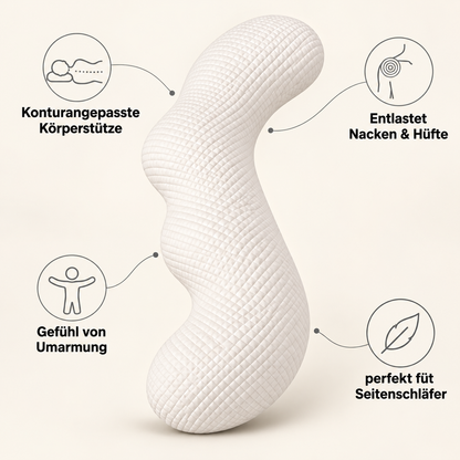 Luna – Umarmendes Seitenschläferkissen